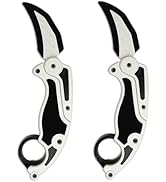 Dreamplay Fidget Gravity Karambit Knife, 2 Pcs 3D Printed Gravity Toys Fake Knife Perfect for Anx...