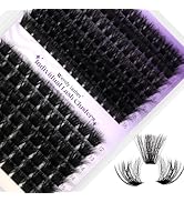 WENDY LASHES 3D-Effect Lash Clusters 100D+200D Eyelash Extensions 119PCS Wispy Lash Cluster 12-16...