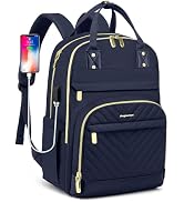 Laptop Backpack for Women Work Bag - 15.6 inch Travel Backpack Purse with USB Charger College Boo...
