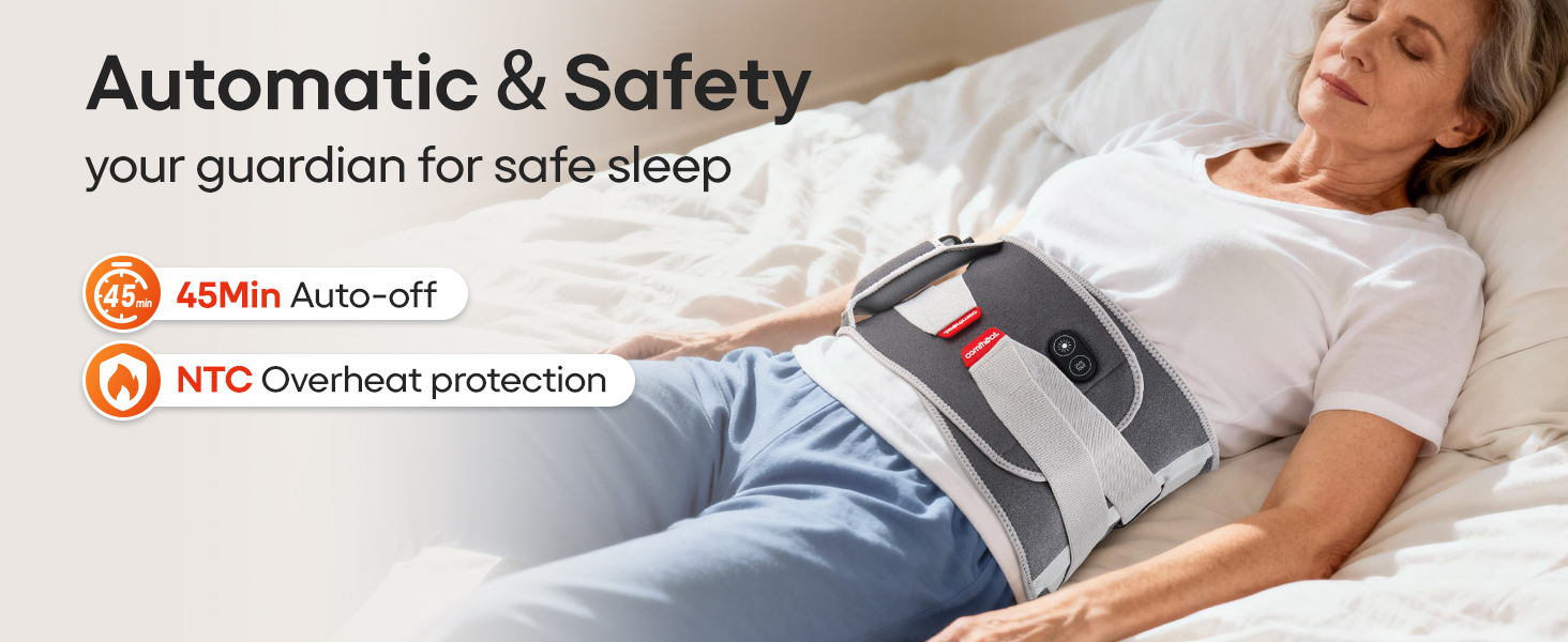 back heating pad massager cordless