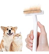 aumuca Pet Deshedding Tools For Short Haired Cats &amp; Dogs, Dematting Deshedding Brush Cats Sheddin...