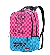 UNIKER Laptop Backpack, Graffiti Backpack for Work,Pink School Backpack,Designer Lap...