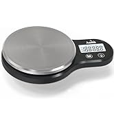 ACNHLI Kitchen Scale, 11 LB/1g, Stainless Steel Food Scale, Postal Scale with LCD Display Screen ...
