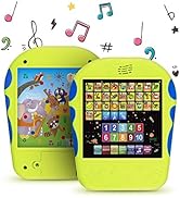 Spanish Learning Tablet Educational Toy for Kids. Touch and Learn Spanish Alphabet Toy for Toddle...