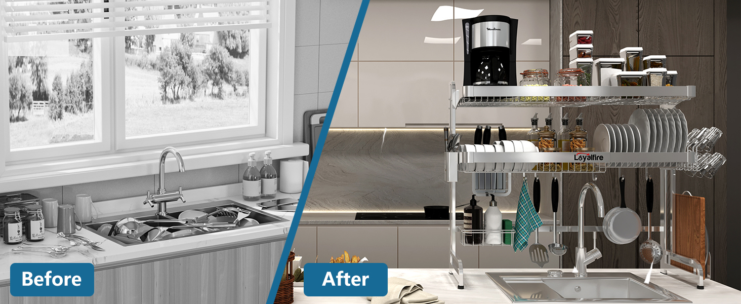 Over Sink Dish Rack