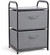 MAX Houser Dresser for Bedroom with 2 Drawers, Wide Chest of Drawers, Fabric Dresser, Storage Org...