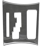Akozon Carbon Fiber Pattern Center Console Gear Shift Panel Cover Trim Central Control Panel Fram...