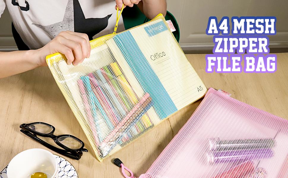 large a4 file bags