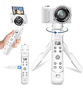 Wireless Rechargeable Camera Remote Shooting Grip Tripod with OLED Screen for Sony Vlog Setup - V...
