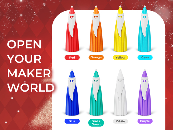 SUNLU 3D Printer Filament 250g PLA Filament 1.75mm Bundle