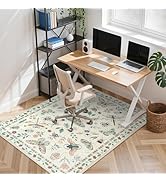 Anidaroel 48"x60" Office Chair Mat for Hardwood Floor/Tile Floor, Anti-Slip Floor Mat for Office ...