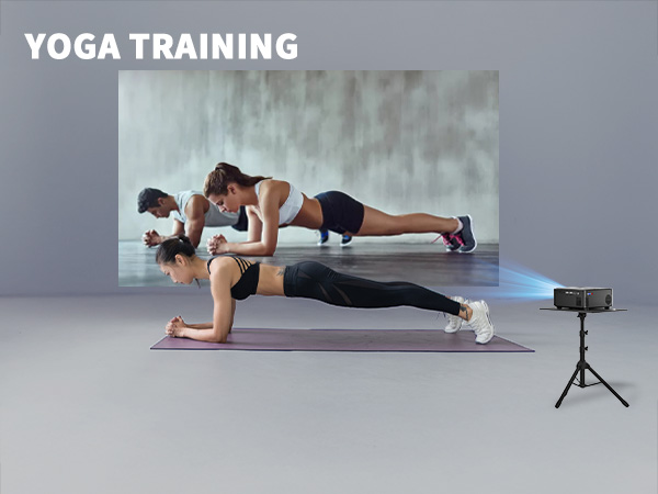 Projector with WIFI and Bluetooth,Native 1080P Projector,Portable Movie Projector for Outdoor Use