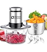 Kitchen in the box Food Processors,400W All-Copper Motor Meat Grinder &amp; Food Chopper - Electric V...