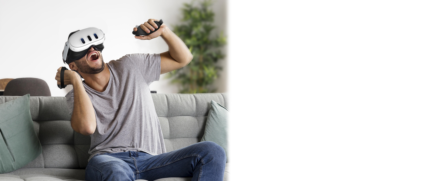 Controller Grip for Oculus Meta Quest 3 VR Accessories Grips Covers VR Touch Plus Controllers