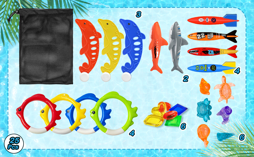 swimming pool toys underwater toys for kids teens