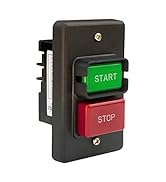 POWERTEC 110V/220V Dual Voltage Single Phase On/Off Switch, 3HP at 230V for Power Tools Fast Powe...