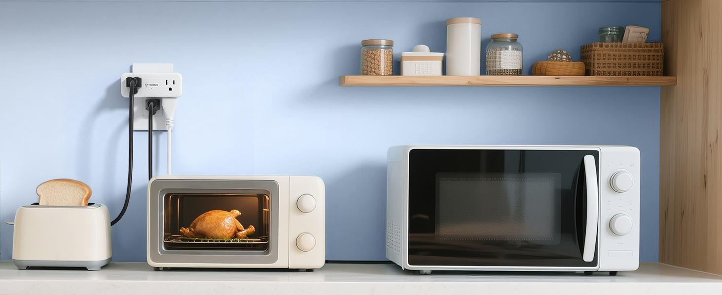 kitchen wall plug extender