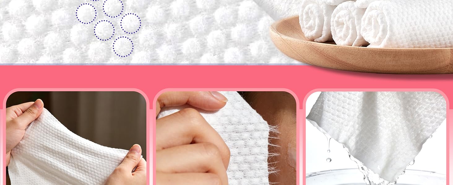pearl &amp;amp; flat disposable face fowel dual-use