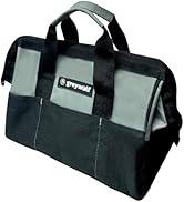 Greywolf 12 inch heavy duty tool bag, tool tote bag, 600D reinforced material with 6 large pocket...
