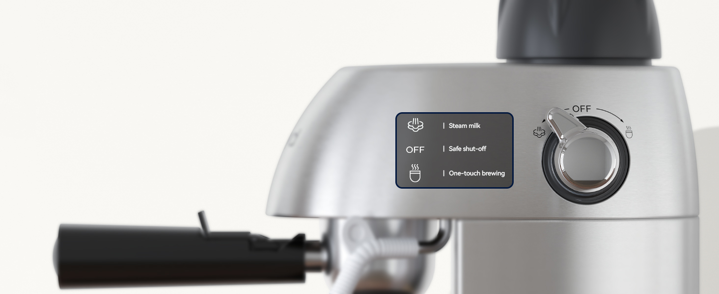 3.5 Bar -Easy to use