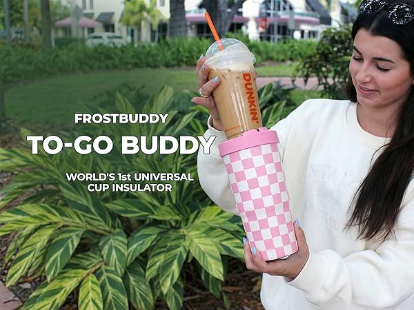 Frostbuddy to-go buddy world's universal cup insulator