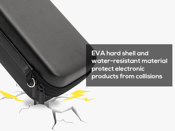 ProCase Hard Travel Electronic Organizer Case