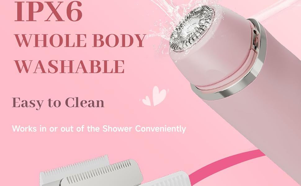 Bikini Trimmer for Women - Painless Electric Razors for Silk Skin