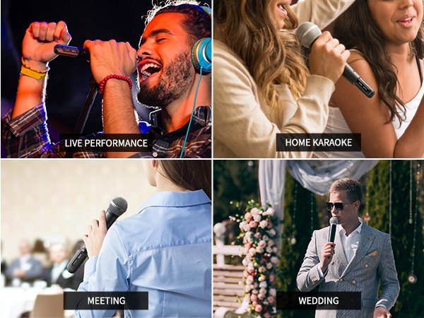 Wireless Microphone Transmitter Receiver