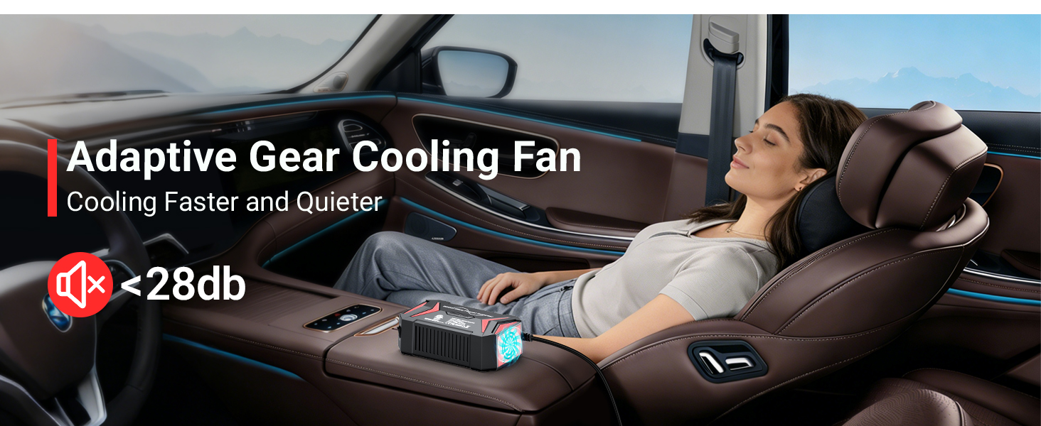 quieter cooling fan