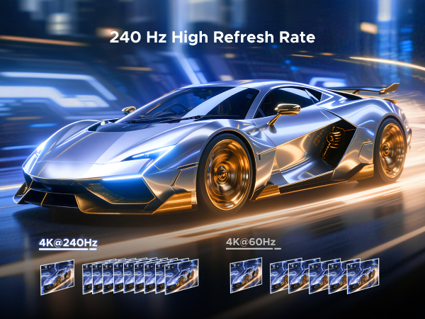 240 Hz High Refresh Rate
