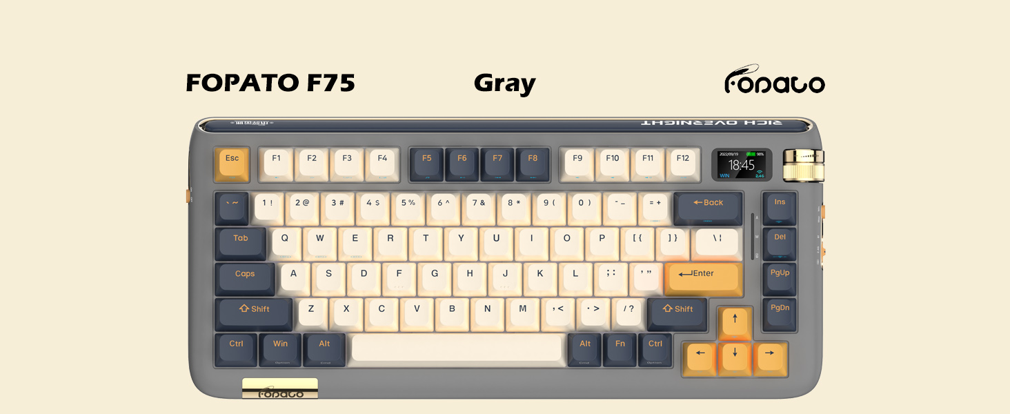 FOPATO F75 Gaming Mechanical Keyboard