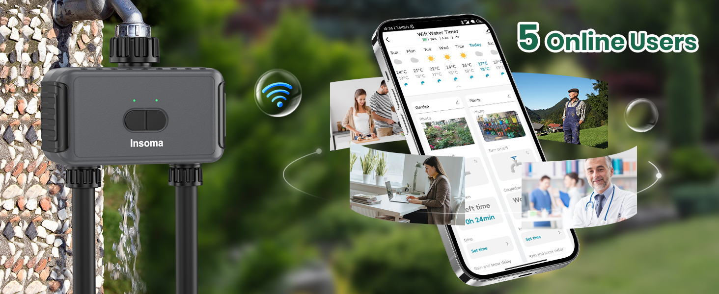 hose timers for watering wifi