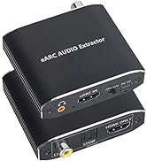 eARC ARC Adapter, HDMI eARC/ARC Port to Toslink SPDIF + 3.5mm Audio Jack + Coaxial + 7.1Ch HDMI A...