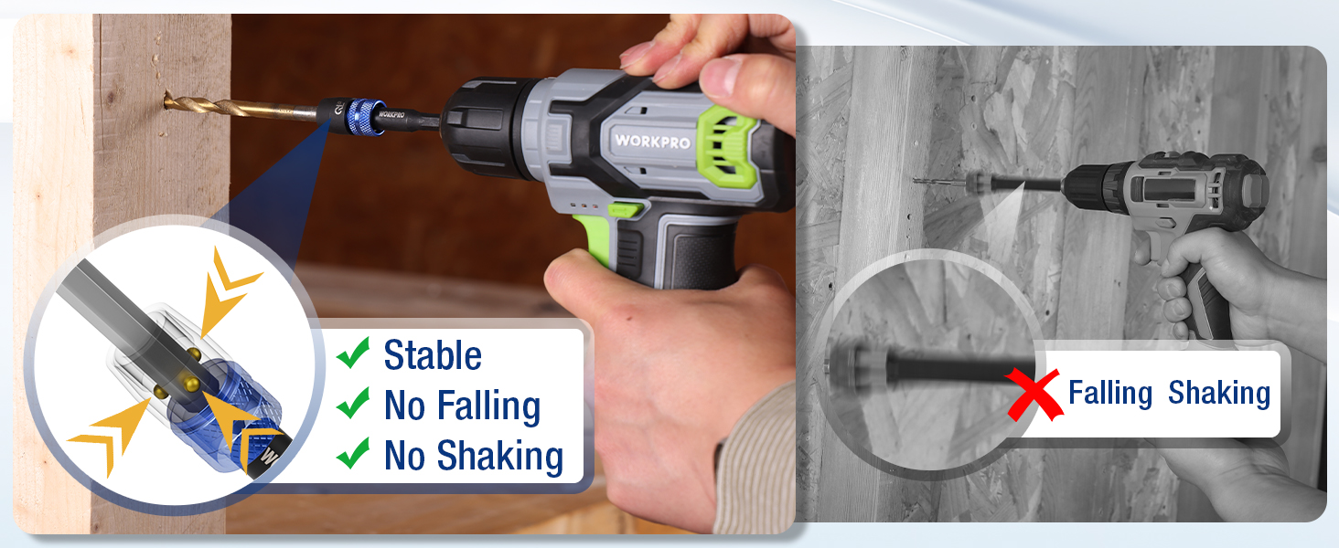 WORKPRO Drill Bit Extension