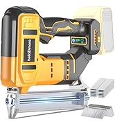 18GA Cordless Brad Nailer for Dewalt 20V Battery, 2 in 1 Electric Nail Gun/Staple Gun with 1000 N...