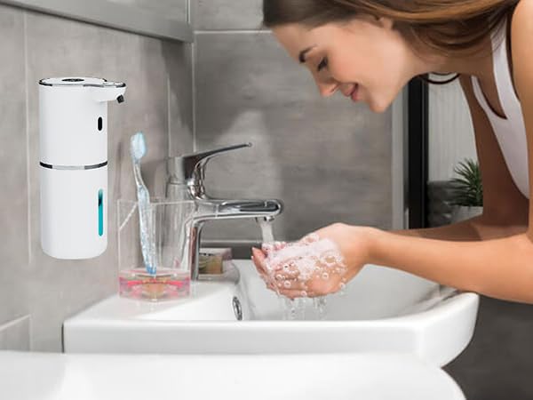 The automatic soap dispenser touchless is designed for versatility