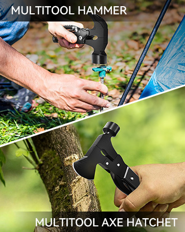 MULTITOOL HAMMER AND MULTITOOL AXE HATCHET