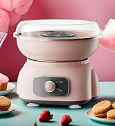 Cotton Candy Maker, Mini Pink Cotton Candy Machine for Weddings, Birthday Parties, Christmas and ...