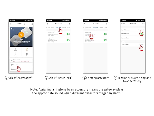 Personalize device names and ringtones for easy identification and tailored alerts.