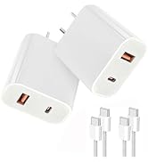 MAUSLGE 30W USB C Charger for iPhone Fast Charging,Wall Charger Block with 5FT Type C Cable Cord,...