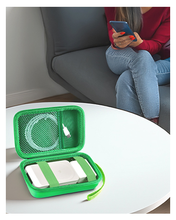 Portable case for Apple Watch Charger for MagSafe
