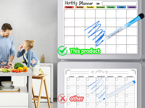 Magnetic Dry Erase Calendar