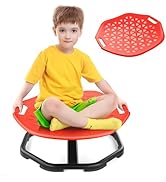 ZYLOHA Sensory Swivel Chair, Upgrade Handle Spinning Chair for Kids Autism &amp; ADHD, 360° Rotating ...