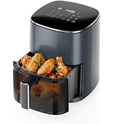 NEWBULIG Air Fryer, 6QT Square Airfryer with Visual Window, 400? Fast Heating Air Fryers Oven wit...