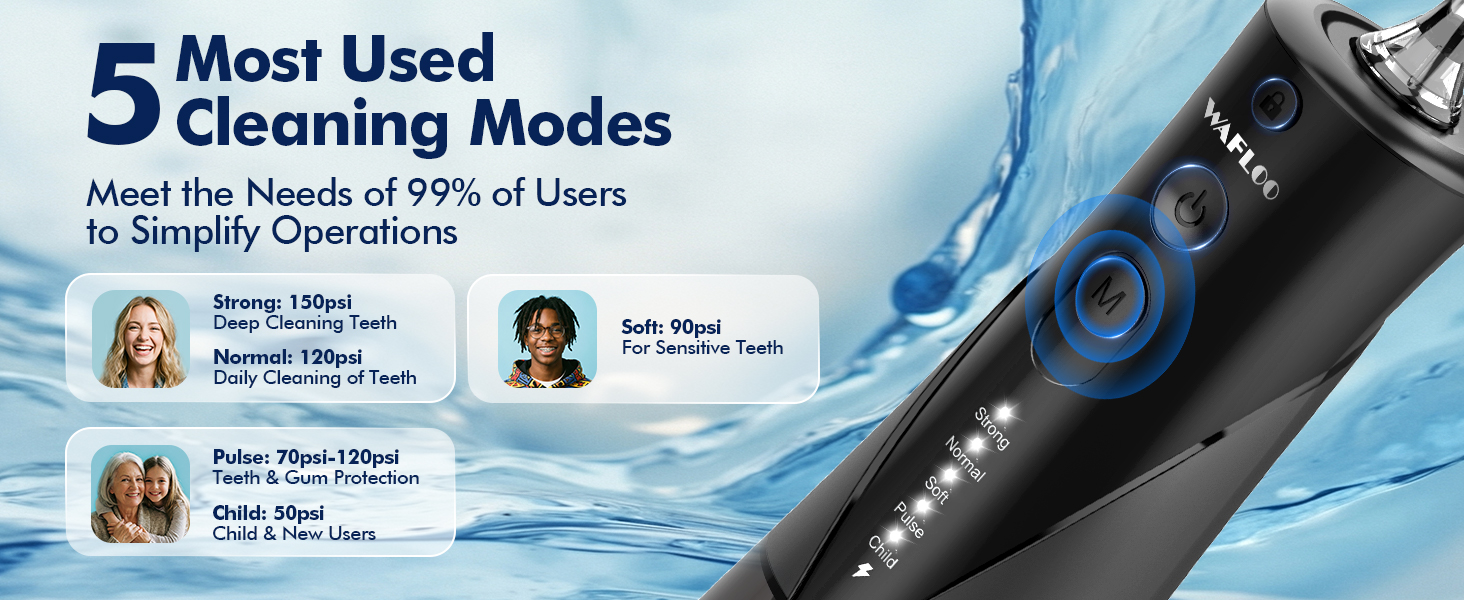 cleaning water flosser