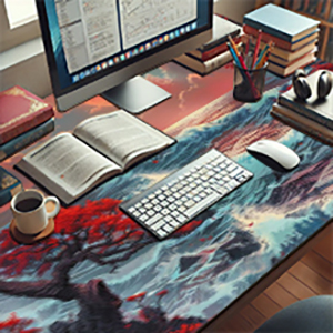 Oversized 3XL Extended Large Gaming Mouse Pad 48x24 Inch, Waterproof Desk Pad