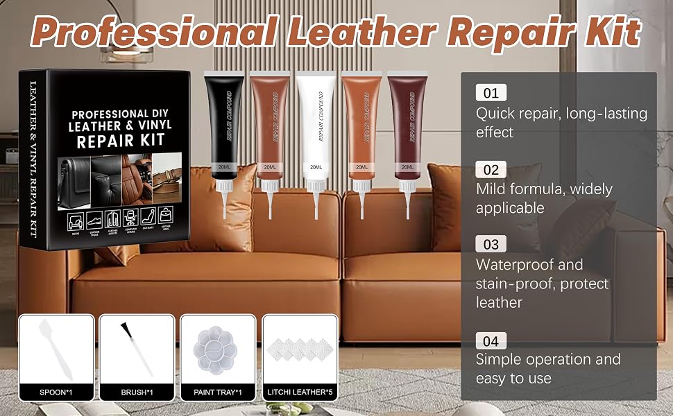 Professional Leather Repair Kit