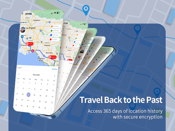 car gps tracker history playback Access 365 days of location history with secure encryption
