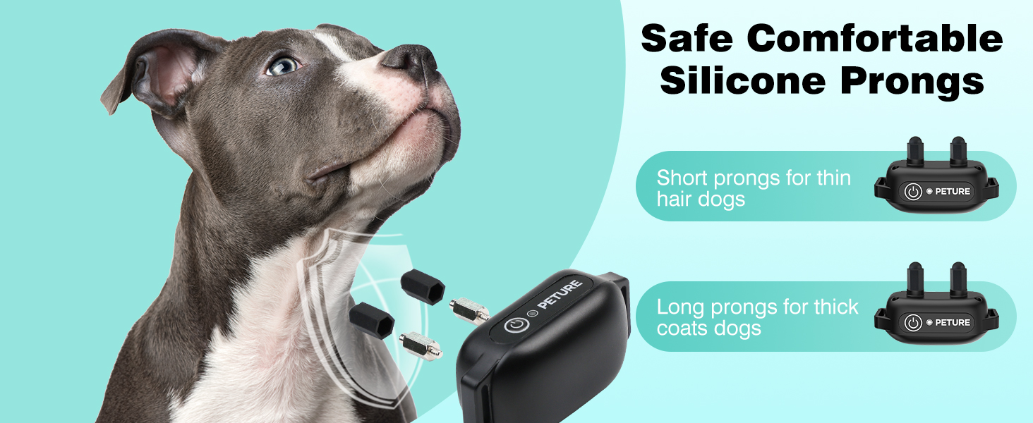 shock collar for dogs 60-100 lbs waterproof three pack