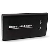 P Panoraxy USB Capture Video Card, HDMI to USB 1080P60S Recording,Free Lag Loop-Out Video,USB 3.0...